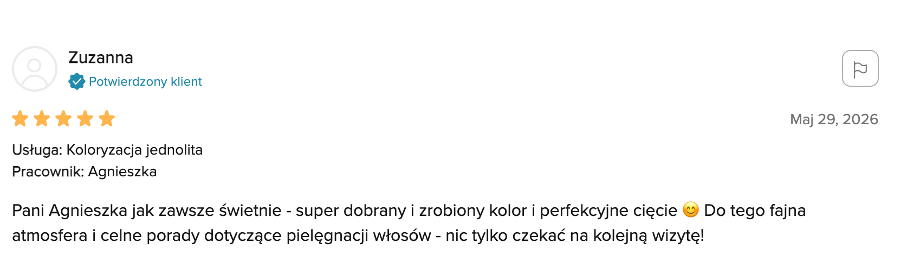 Opinia klientki 11
