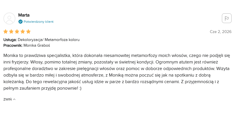 Opinia klientki 3