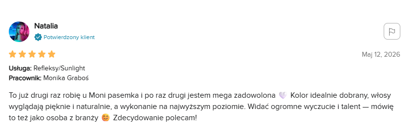 Opinia klientki 5